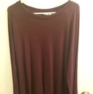 Gap Maroon long sleeve top